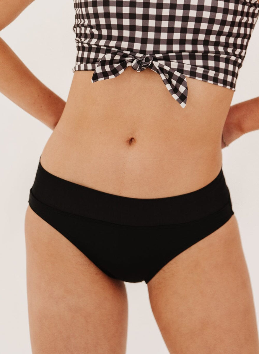 Black Basic Bottom Bikini Bottoms – Lilly and Lime US